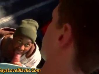Bigdick black thug sucks